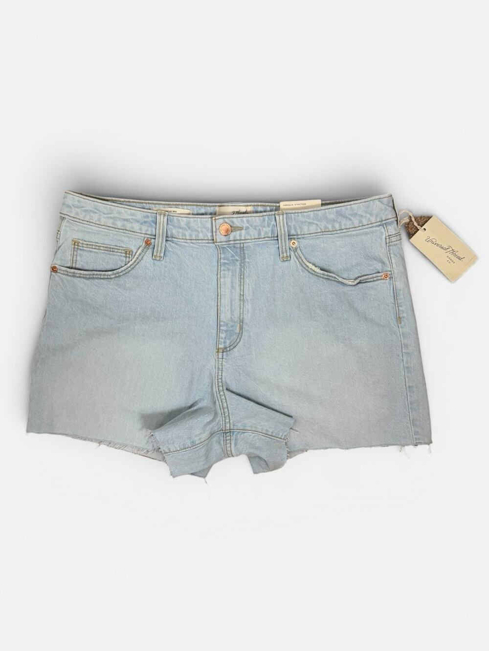 Universal Thread Vintage Midi Shorts Light Wash Size 16